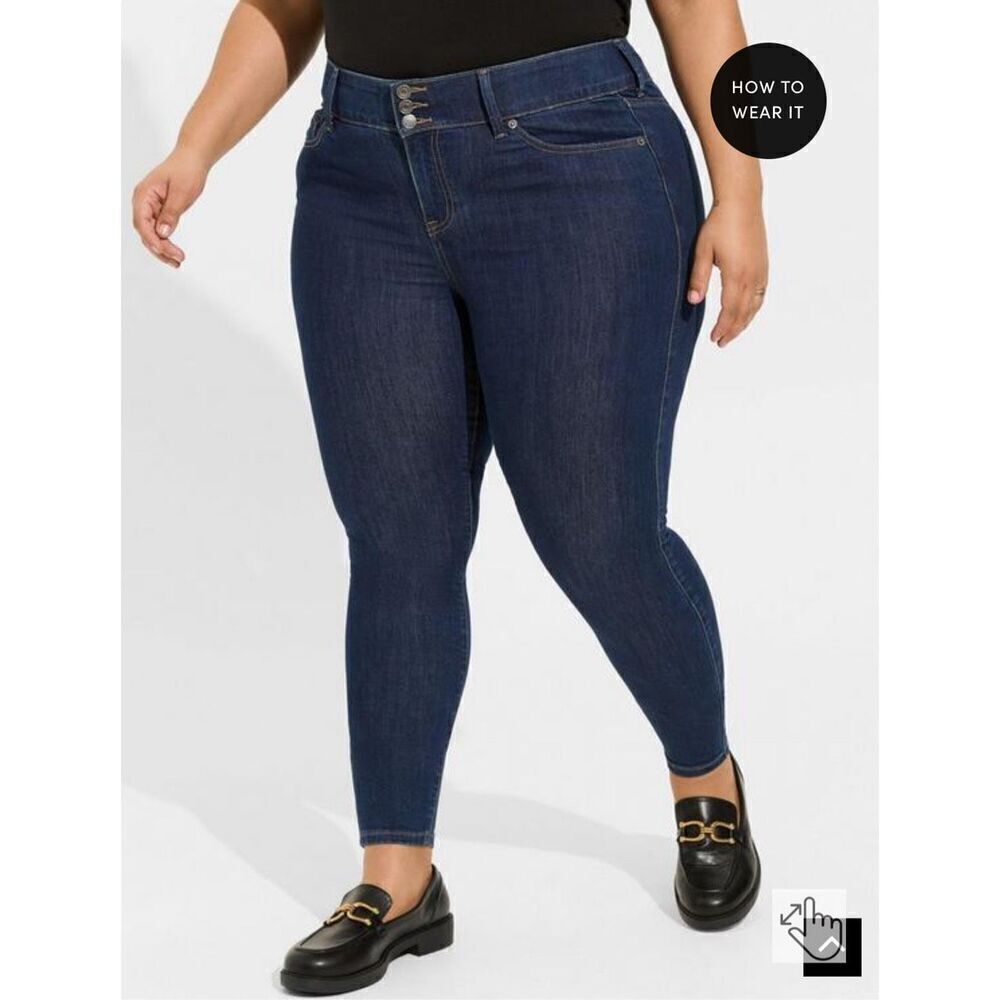 Torrid super soft dark wash normcore 20S jeggings